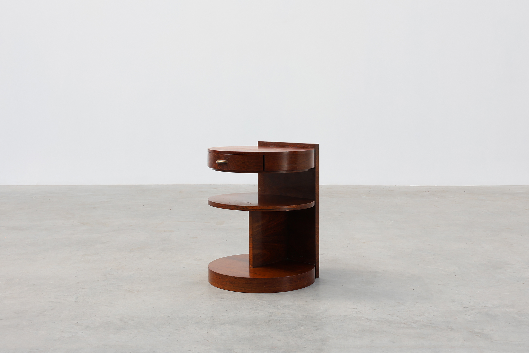 Wooden Nightstand or Cabinet by Michel Dufet in Art Deco style, France ca. 1930thumbnail